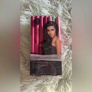 Rubber hair rollers 18pcs